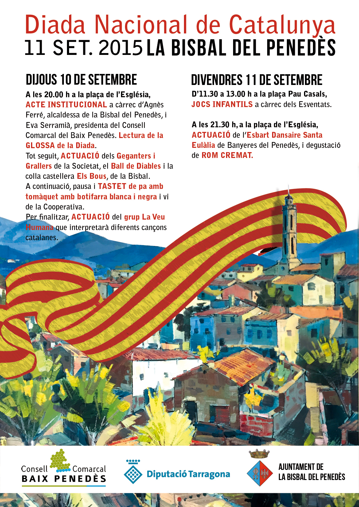 Diada Nacional de Catalunya, actes