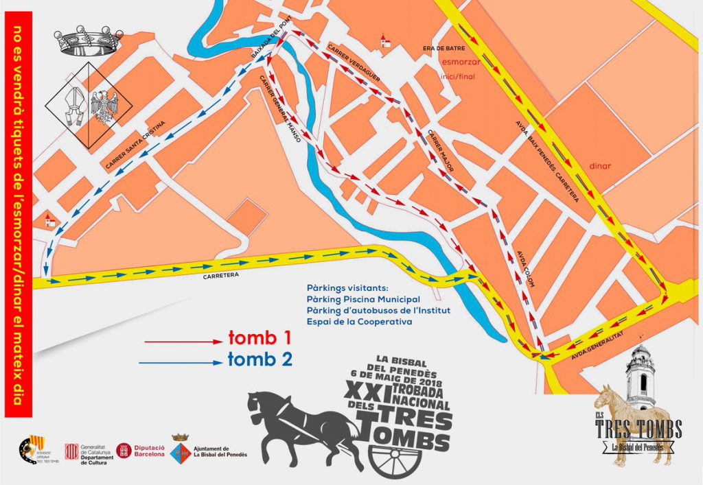 recorregut 3 tombs twitter