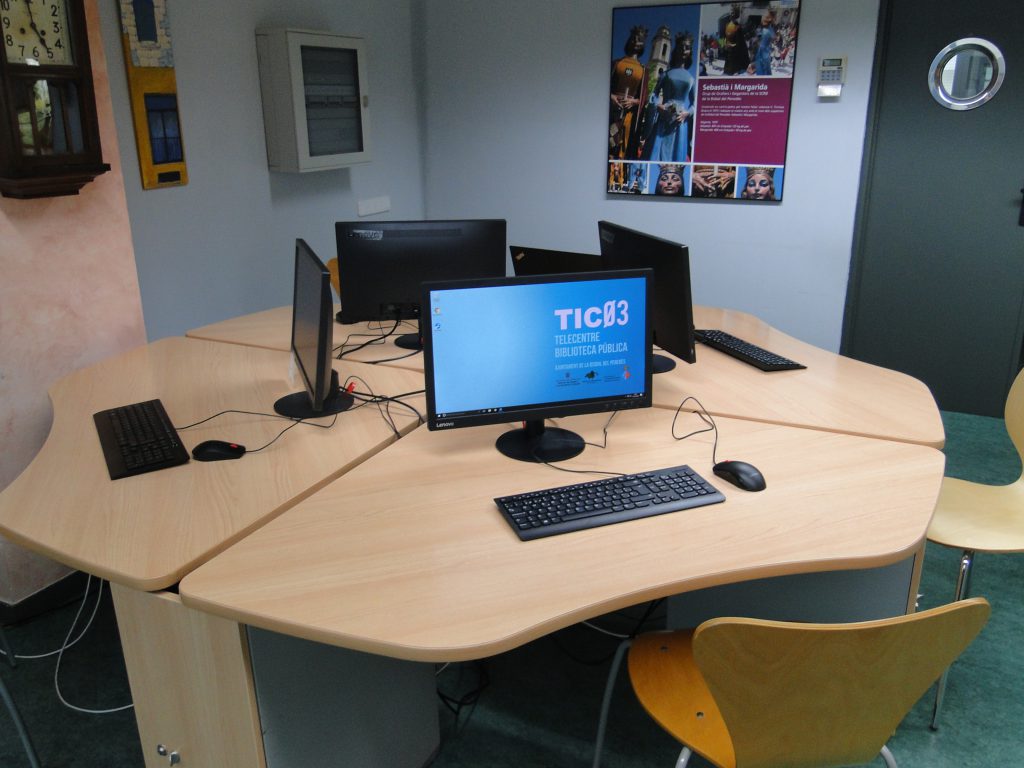 ordinadors biblioteca