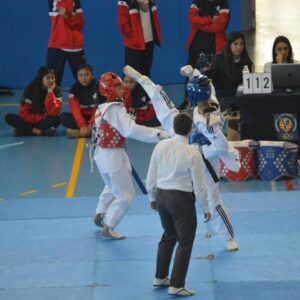 Gloria Ruiz competint al Campionat de Catalunya
