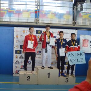 David Ruiz en el podio 