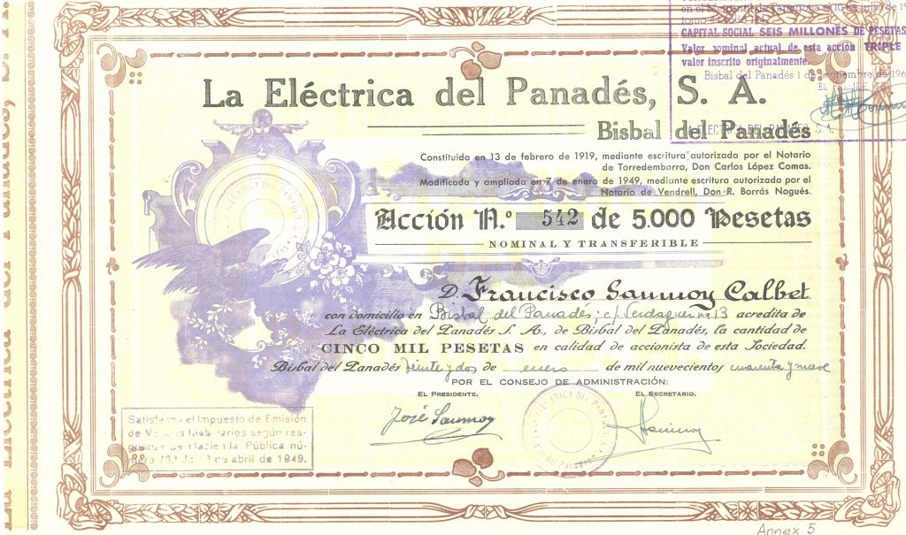 ACCIo ELeCTRICA DEL PANADeS
