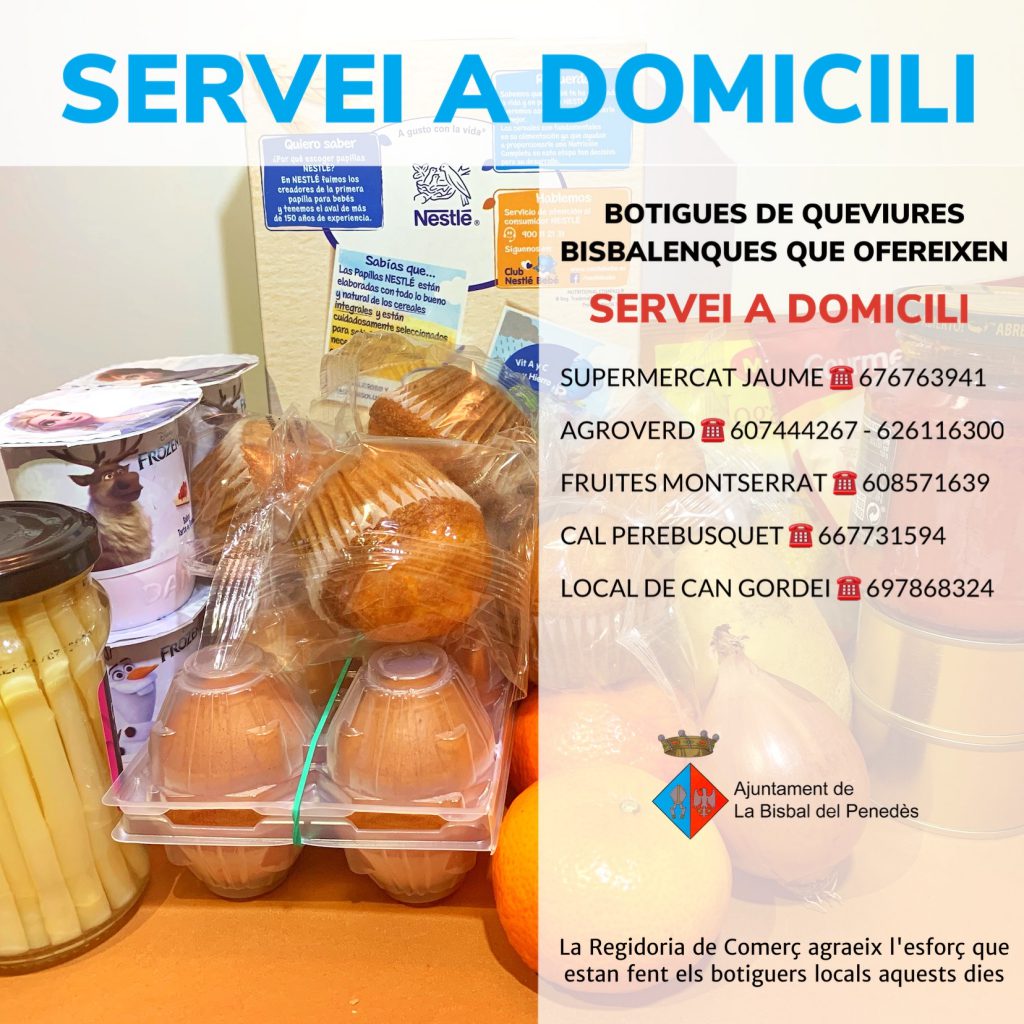 SERVEI A DOMICILI ACTUALITZAT 20-03-24