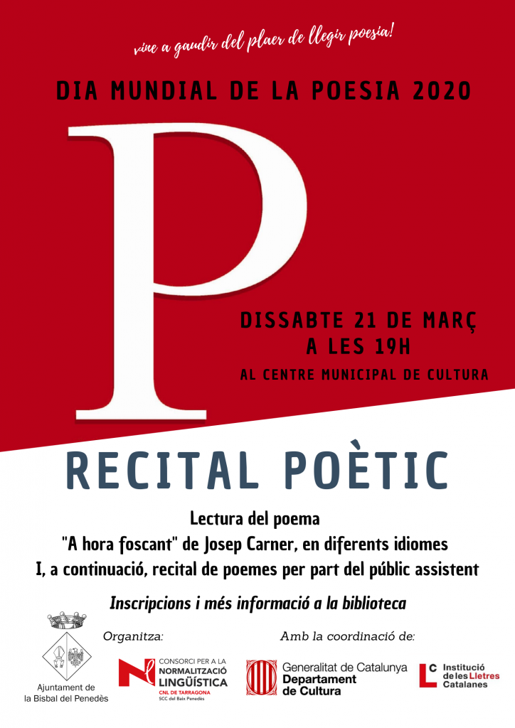 cartell dia mundial poesia 2020