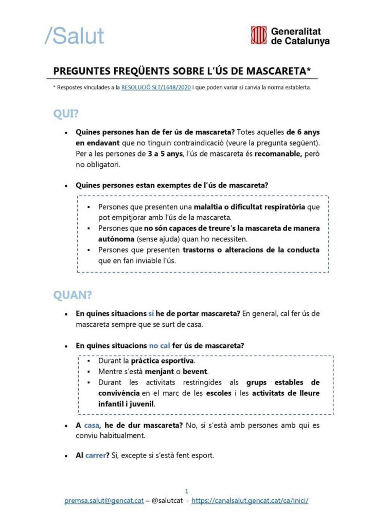 FAQS MASCARETA 1