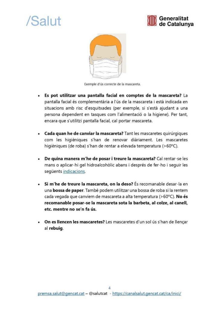 FAQS MASCARETA 4