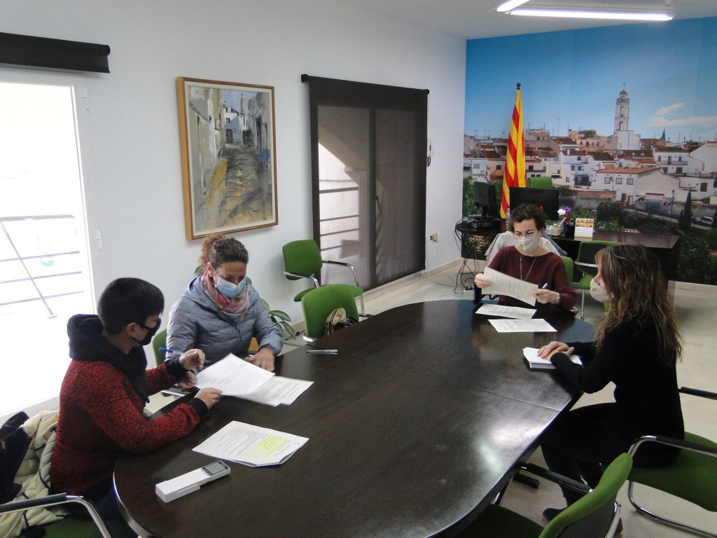 SIGNATURA CONVENI AMPA NOV 2020