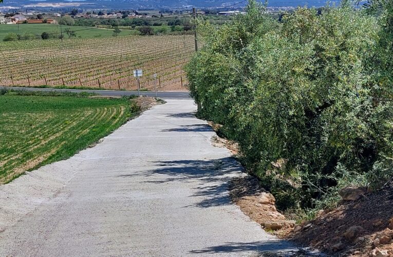 S’ha arranjat l’entrada del camí de Ca l’Alegret fins a la placeta en el marc dels Pressupostos Participatius 2023