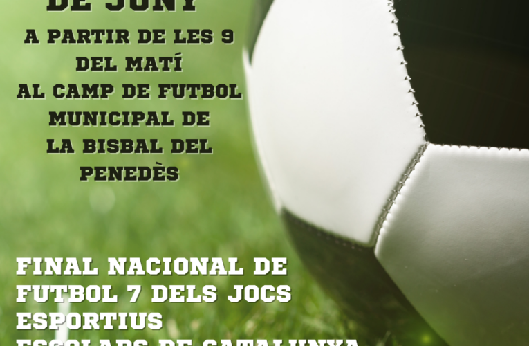 Aquest dissabte se celebra la final de futbol 7 dels Jocs Esportius Escolars de Catalunya a la Bisbal