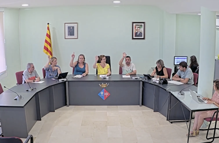 La Junta de govern del proper dilluns 16 de setembre conté una proposta amb competència delegada del Ple