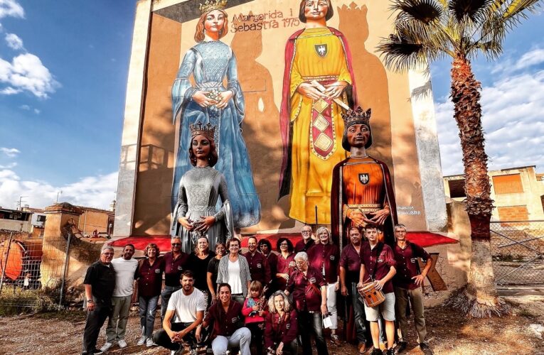 La Bisbal del Penedès estrena sis nous murals i quatre fotoreclams