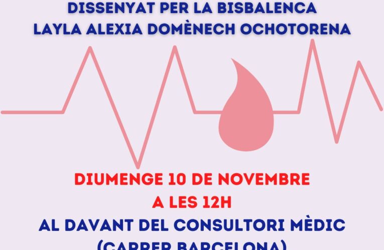 Inauguració del ‘Monument als donants de sang’ – Diumenge 10 de novembre a les 12h