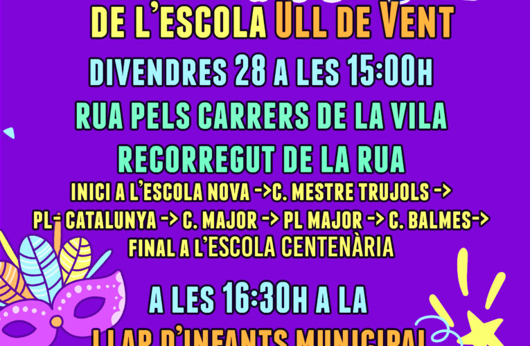 Carnaval escolar a la Bisbal del Penedès