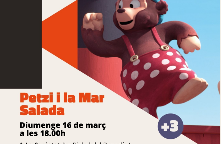 Cinexic: el diumenge 16 de març la Societat acollirà la projecció de “Petzi i la Mar Salada” (a partir de 3 anys)
