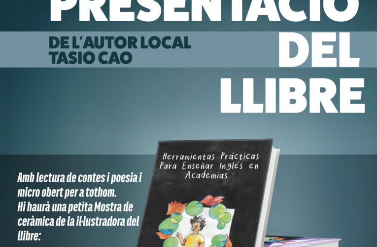 El bisbalenc Tasio Cao presentarà el llibre “Herramientas prácticas para enseñar inglés en academias” el pròxim divendres 11 d’abril
