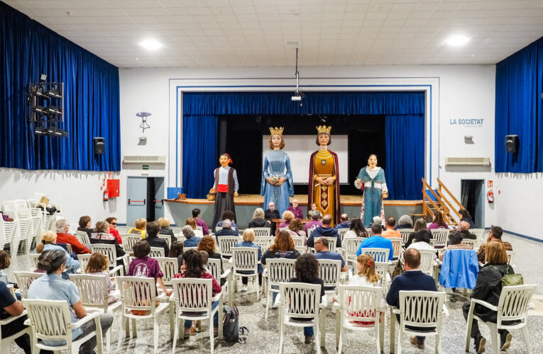 Els gegants Sebastià i Margarida de la Bisbal inicien la celebració del seu 50è aniversari