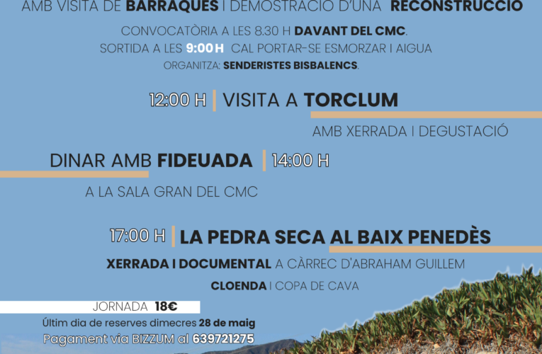 2a Jornada de pedra seca del Baix Penedès – 31 de maig de 2025