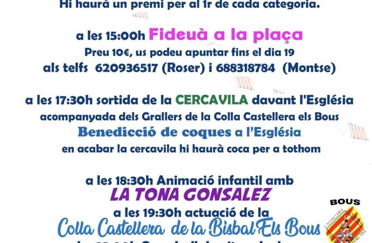 Festa del barri de la plaça – Dissabte 21 de juny