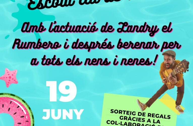 Festa de fi de curs de l’escola Ull de Vent organitzada per l’AFA de l’escola