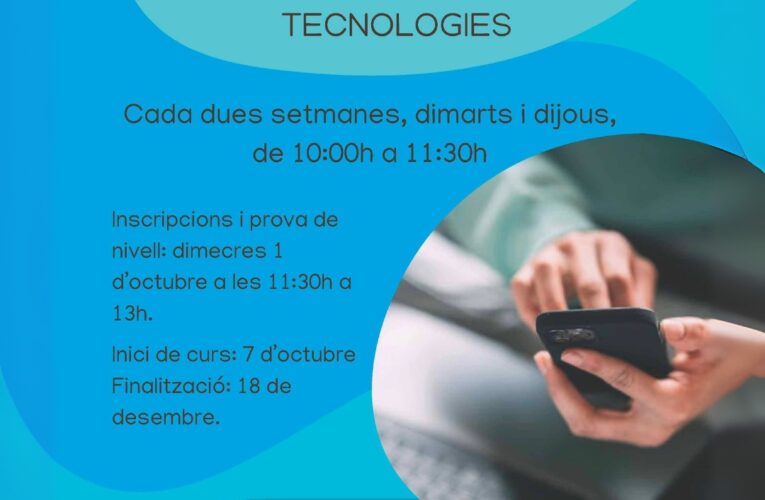 Activitats sobre tecnologies adreçades a la gent gran