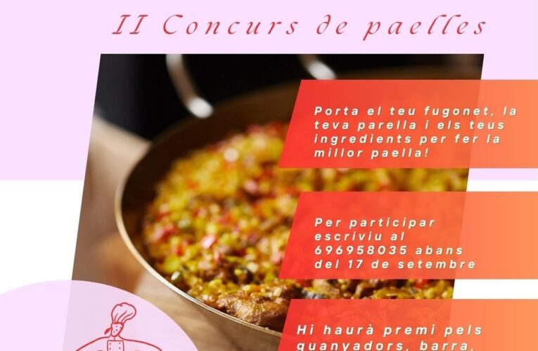 El 21 de setembre torna el concurs de paelles dels Esventats – Inscripcions obertes fins al 17 de setembre