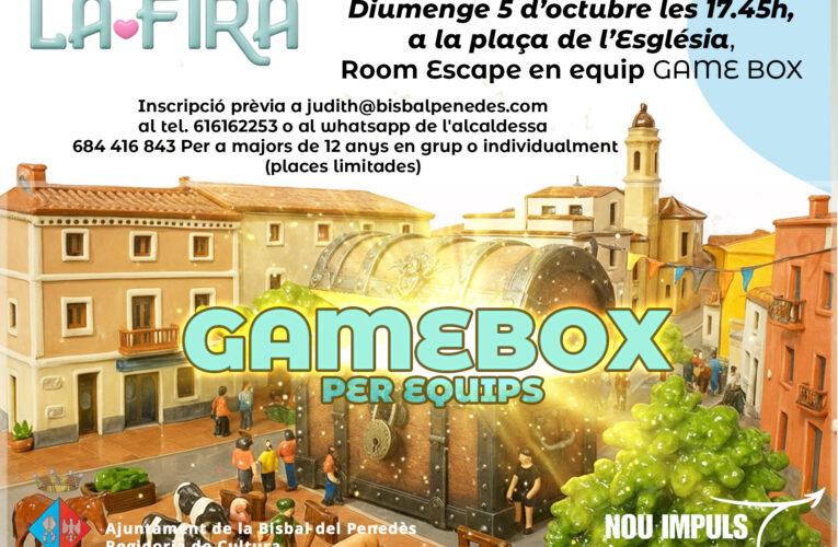 Inscripcions per al ‘room escape’ que es farà en el marc de La Fira