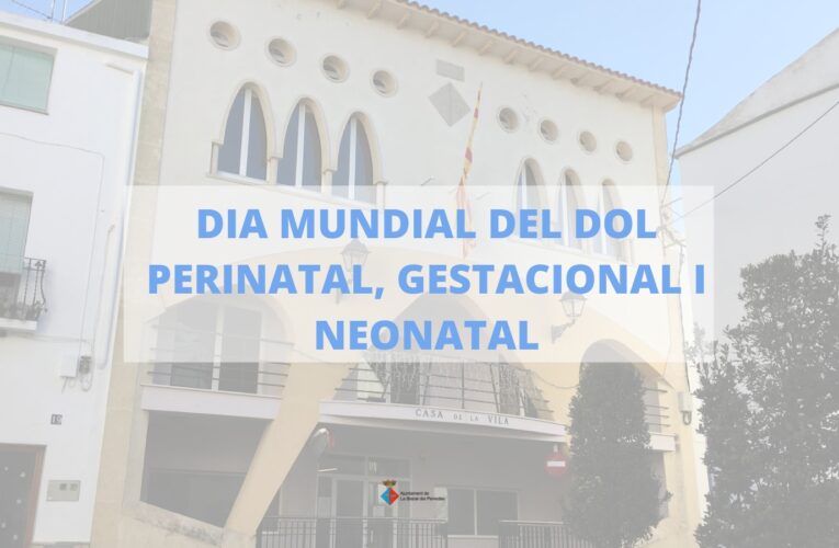Demà dimecres 15 d’octubre és el Dia Internacional del Dol Perinatal, Gestacional i Neonatal