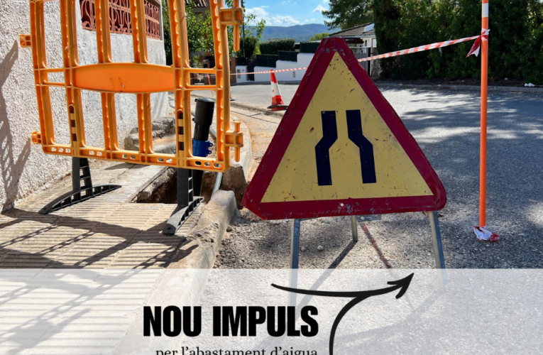 S’adjudiquen les obres de millora de la xarxa d’aigua al Priorat i l’Esplai per 620.277,05 €