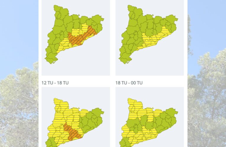 Avís per vent fort per al divendres 9 de gener