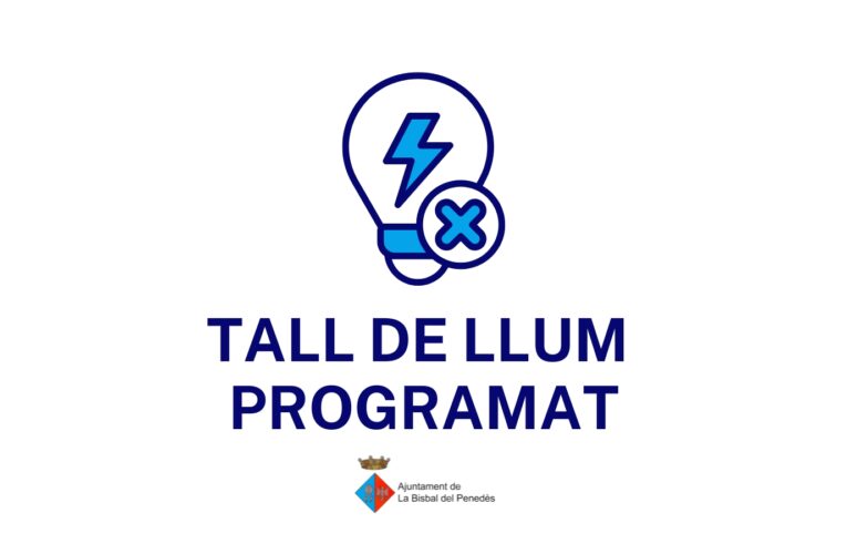 Tall llum programat per al divendres 23 de gener (nucli antic)