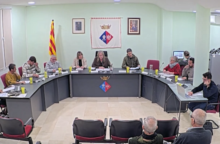 El dilluns 9 de febrer es va celebrar un Ple extraordinari a l’Ajuntament de la Bisbal del Penedès