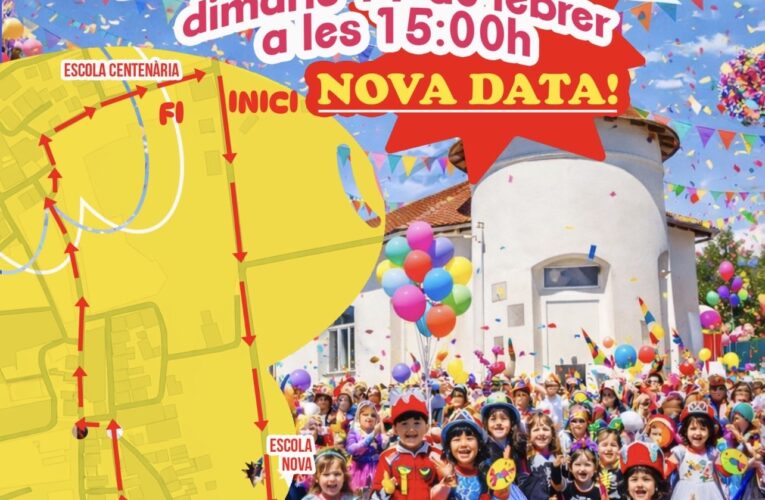 La rua de Carnaval de l’escola Ull de Vent canvia de data: es farà el dimarts 17 de febrer
