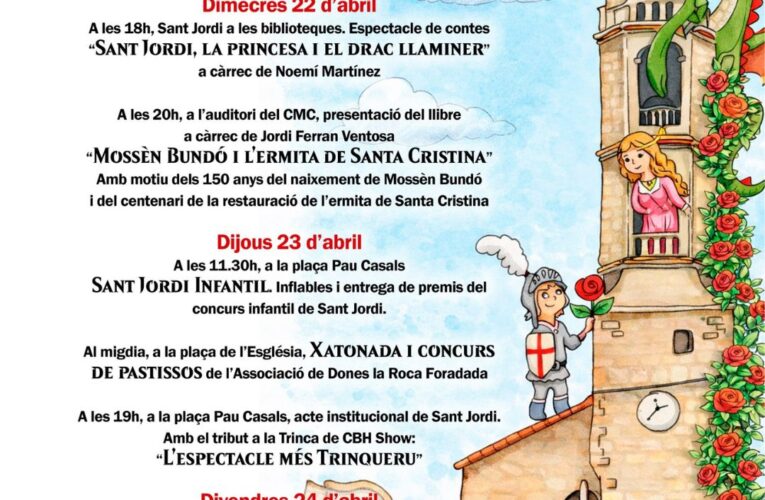 Programa d’activitats de Sant Jordi