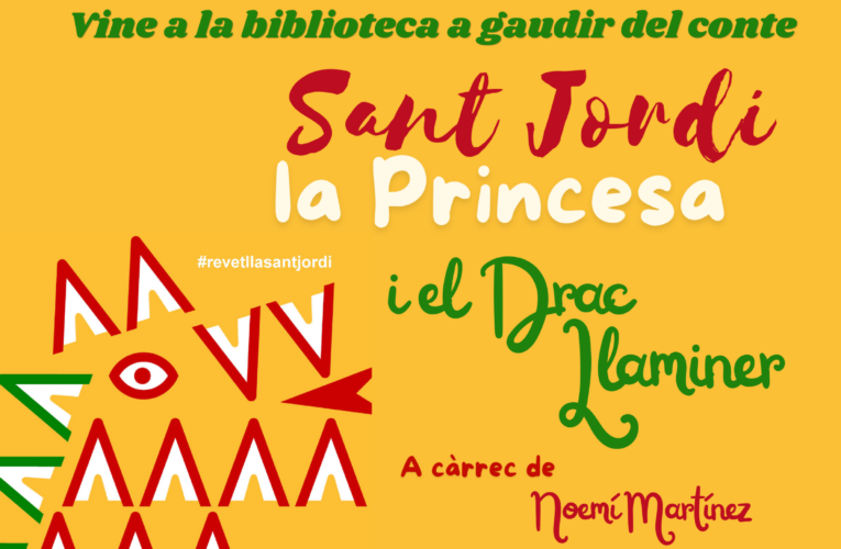 La Biblioteca acull la XIV Revetlla de Sant Jordi amb un espectacle familiar de contes