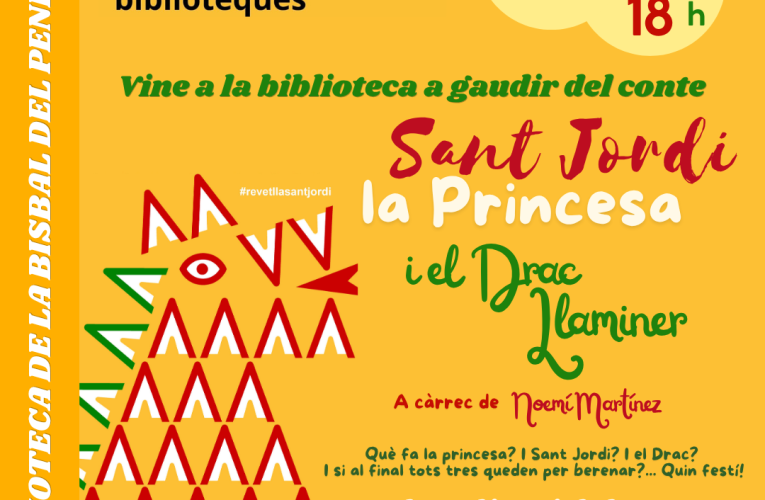 La Biblioteca acull la XIV Revetlla de Sant Jordi amb un espectacle familiar de contes