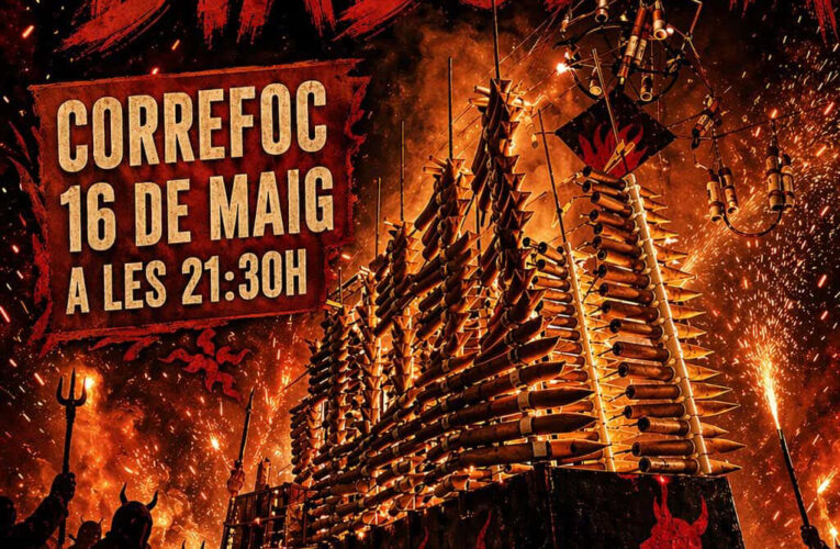 La Bisbal del Penedès donarà el tret de sortida a la temporada del Ball de Diables amb un correfoc el 16 de maig
