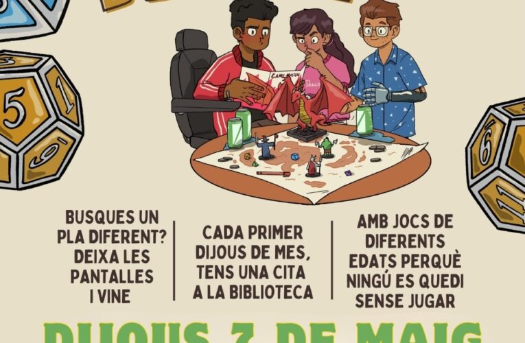 El primer dijous de mes és el “Dijous de jocs” – Us esperem a la biblioteca!