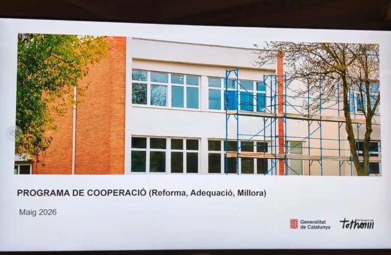 L’Ajuntament assisteix a la presentació del programa extraordinari d’inversions RAM per a escoles públiques