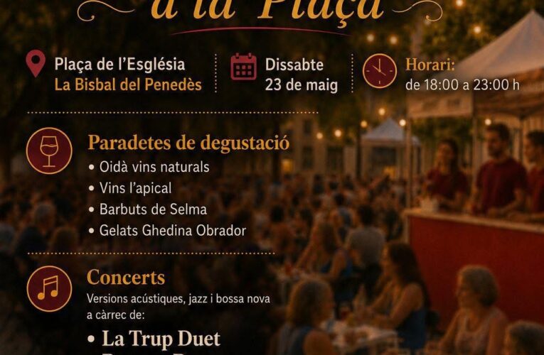 El Ball de Diables de la Bisbal del Penedès organitza un vespre de vins i música a la Plaça de l’Església el pròxim 23 de maig