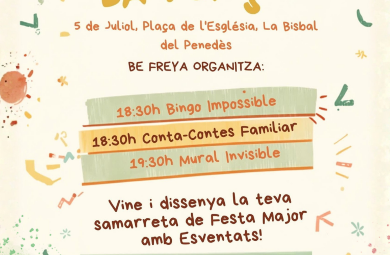 La plaça de l’Església acollirà diumenge una tarda d’activitats per reflexionar sobre la diversitat familiar i la igualtat