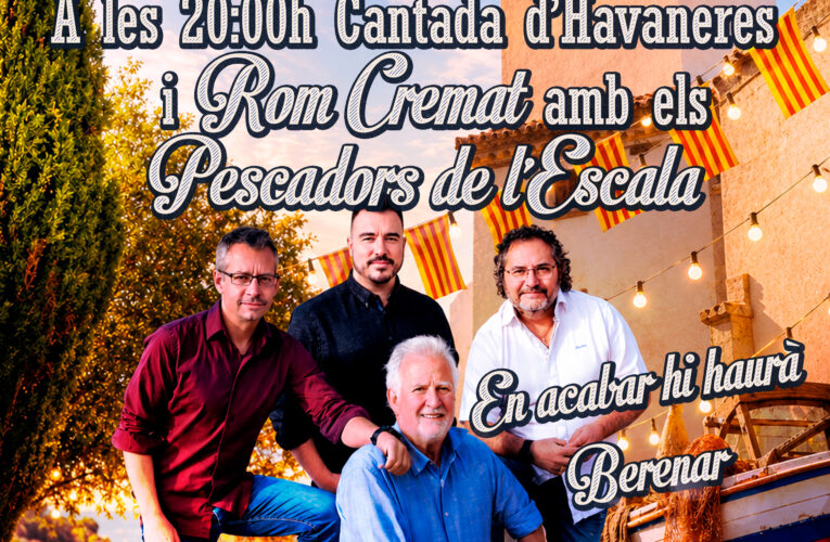 El diumenge 5 de juliol gaudirem de la tradicional cantada d’havaneres a l’Ortigós amb Els Pescadors de l’Escala