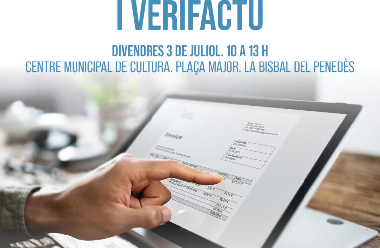 La Bisbal del Penedès acollirà un seminari sobre facturació electrònica i Verifactu el 3 de juliol