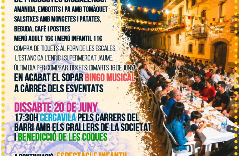 El Barri de la Riba celebrarà la seva festa els dies 19 i 20 de juny