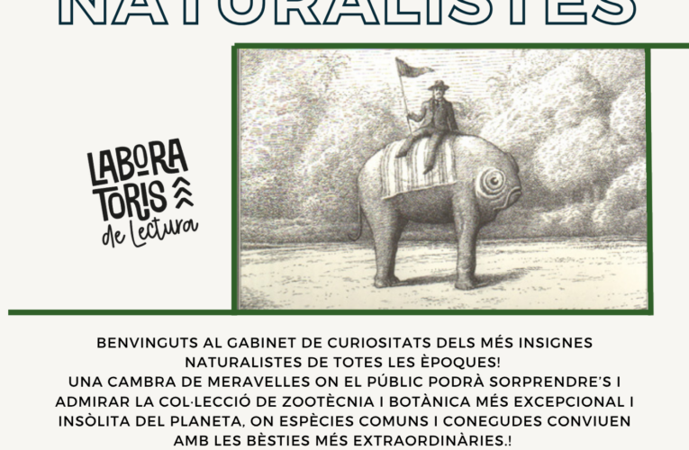 El dimarts 16 de juny la Biblioteca acollirà el laboratori de lectura “Naturalistes” adreçat a famílies