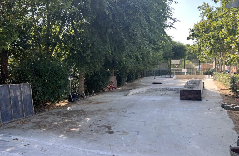 S’estan duent a terme les obres de renovació de l’skatepark municipal