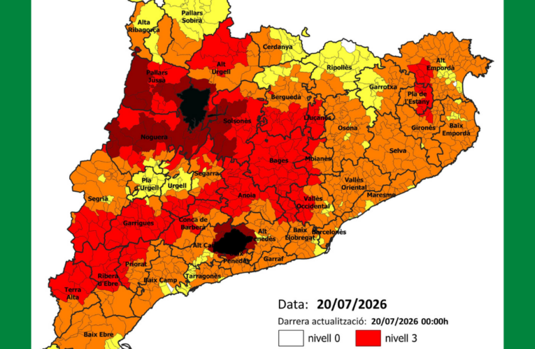 La Bisbal del Penedès continua en Nivell 4 del Pla Alfa avui dilluns – Es mantenen les restriccions extraordinàries