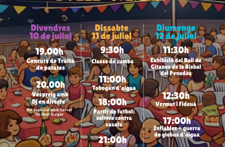 La Miralba celebrarà la seva festa del 10 al 12 de juliol