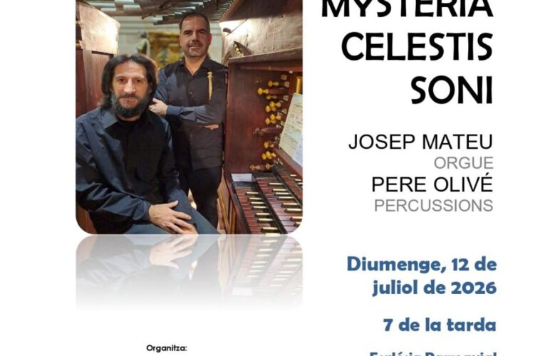 La Temporada Musical a la Bisbal 2026 programa aquest diumenge el concert Mysteria Celestis Soni