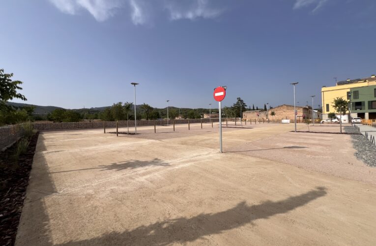 L’aparcament de la Riba entrarà en funcionament el dijous 30 de juliol