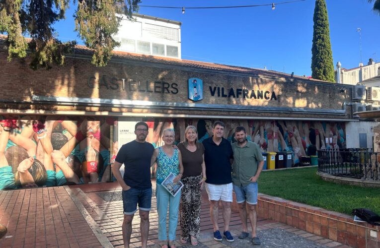 La preparació de la diada castellera del 15 d’agost continua amb una reunió amb els Castellers de Vilafranca
